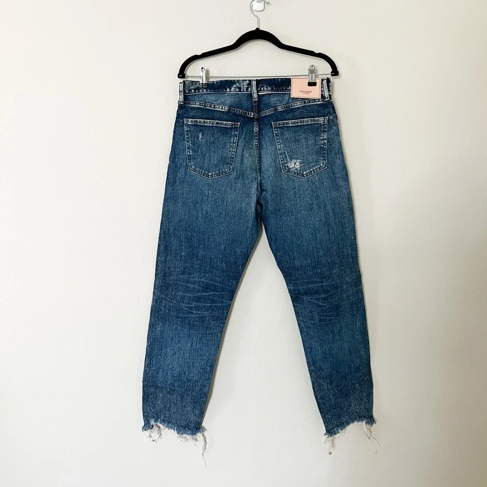 NWT MOUSSY My Adrian Friends High Waist Dark Distressed Jeans US 29 - Picture 3 of 6